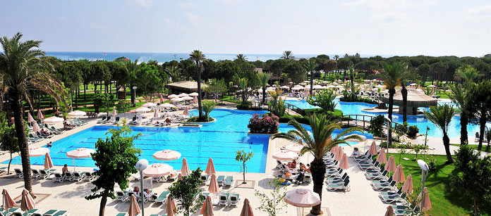 All Inclusive på hotell Gloria Golf Resort.