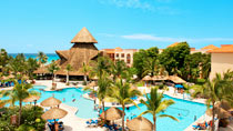 Børnevenlige hotel Sandos Playacar Beach Resort & Spa.