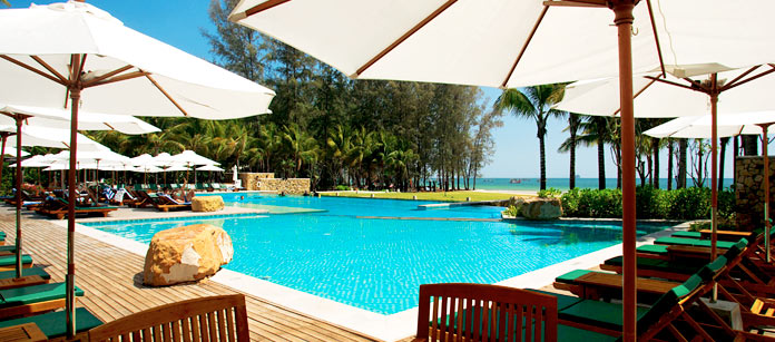 Hotel Sheraton Krabi Beach Resort - garanteret børnefrit.