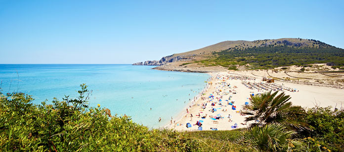 Rejser til Cala Mesquida. Bestil rejser til  Cala Mesquida hos Spies