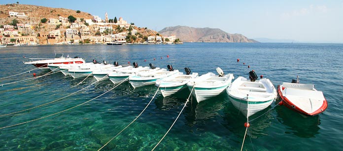 Rejser til Symi. Bestil rejser til  Symi hos Spies