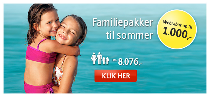Familiepakker til sommer