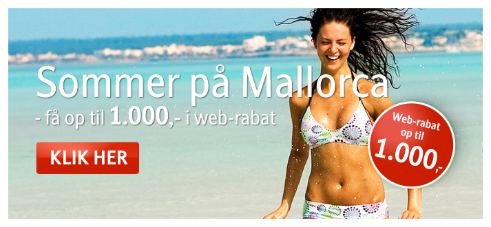 Malloca: Web-rabat på 1.000,- i maj & juni