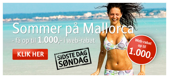 Malloca: Web-rabat på 1.000,- i maj & juni