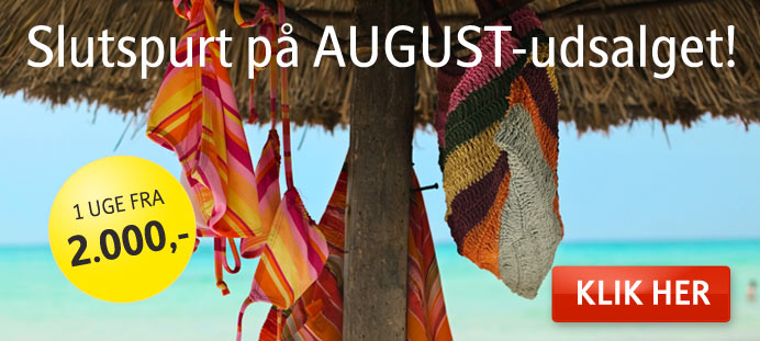 August udsalg